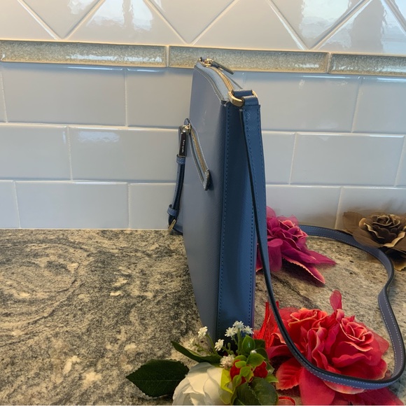 🔥NWT Kate Spade🔥crossbody Sadie in fresh blue spring color. Saffiano leather. - Picture 9 of 13